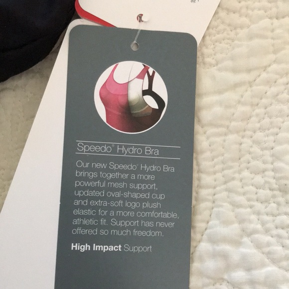 NWT Speedo Black Swim Tank Sz 12 - Picture 11 of 11